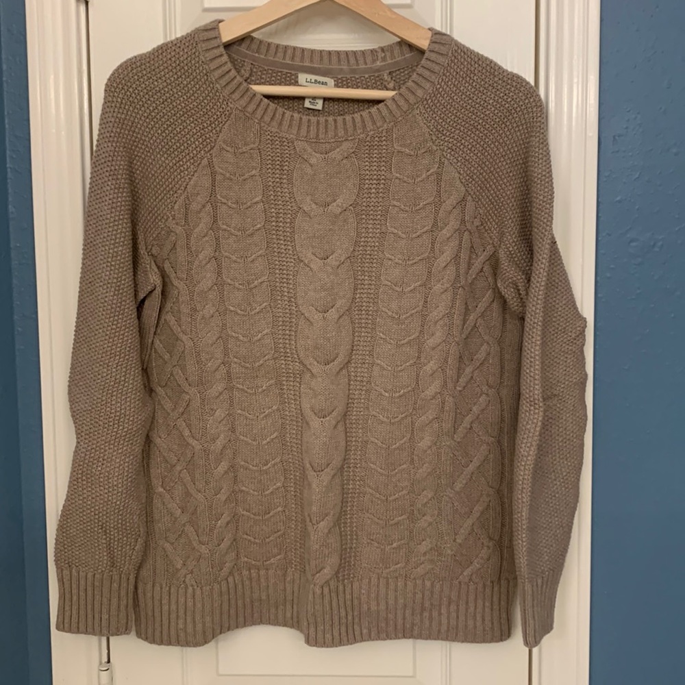 LL Bean Cable Sweater